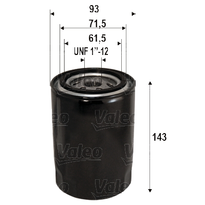 Oliefilter Valeo 586105