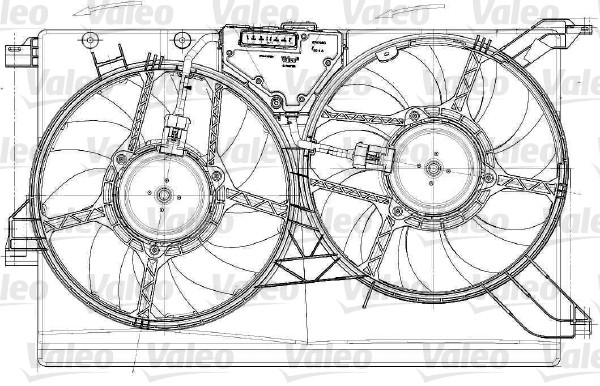 Ventilatorwiel-motorkoeling Valeo 696021