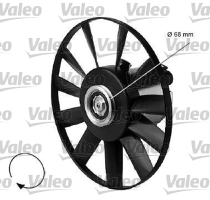 Ventilatorwiel-motorkoeling Valeo 696067