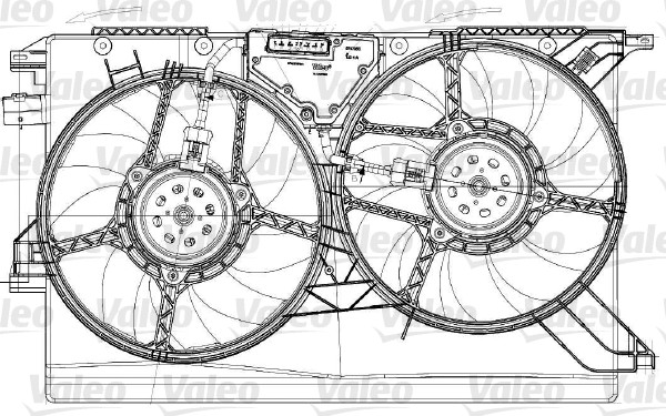 Ventilatorwiel-motorkoeling Valeo 696085