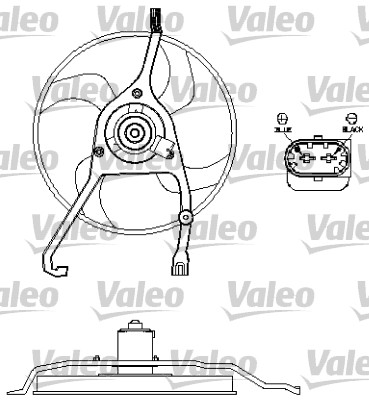 Ventilatorwiel-motorkoeling Valeo 696210