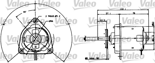 Ventilatorwiel-motorkoeling Valeo 698004