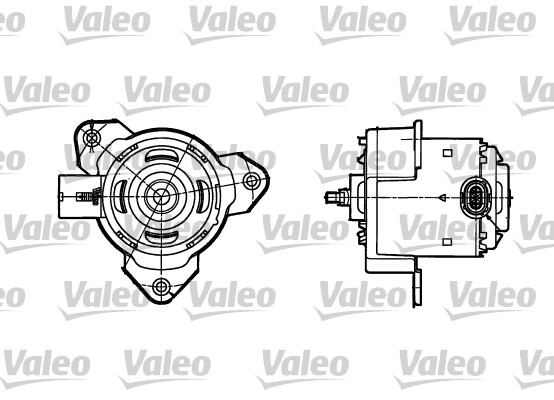 Ventilatorwiel-motorkoeling Valeo 698302