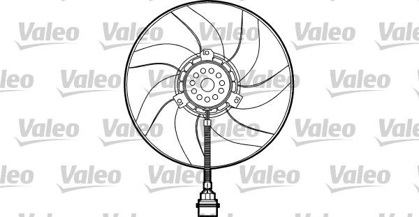 Ventilatorwiel-motorkoeling Valeo 698465