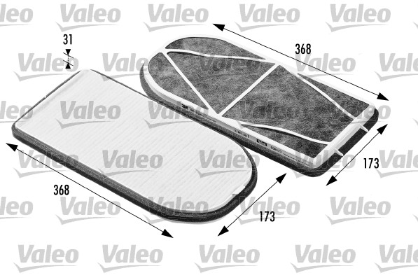 Interieurfilter Valeo 698470