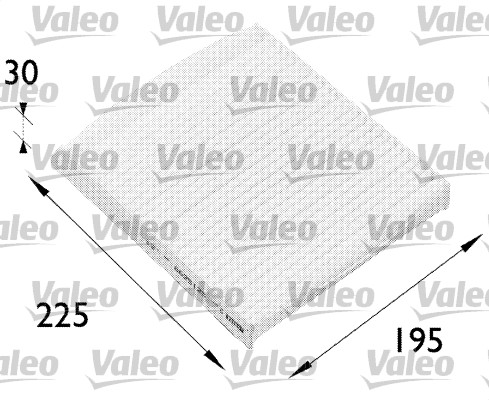 Interieurfilter Valeo 698512