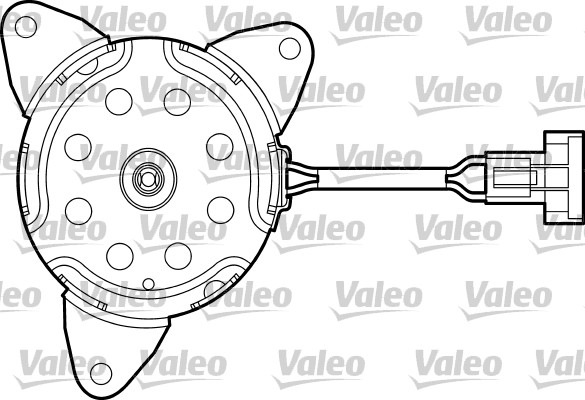 Ventilatorwiel-motorkoeling Valeo 698669