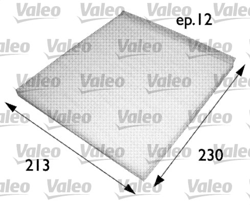 Interieurfilter Valeo 698691