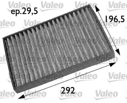 Interieurfilter Valeo 698709