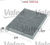 Interieurfilter Valeo 698768