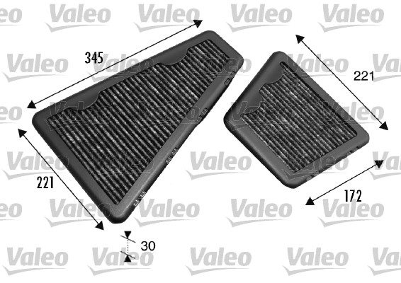 Interieurfilter Valeo 698793