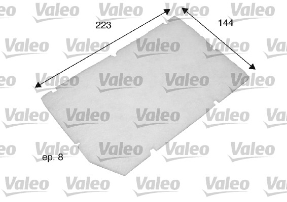 Interieurfilter Valeo 698797