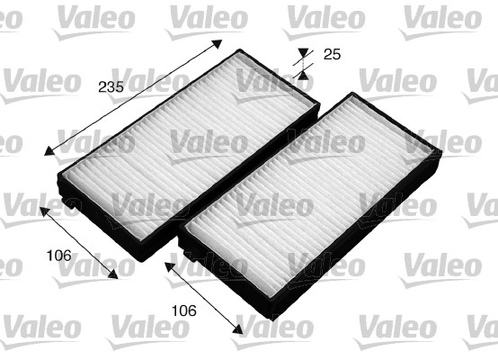 Interieurfilter Valeo 715523