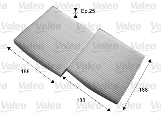 Interieurfilter Valeo 715714