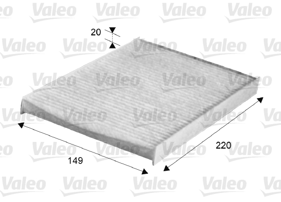 Interieurfilter Valeo 716047