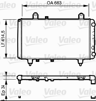 Radiateur Valeo 730040