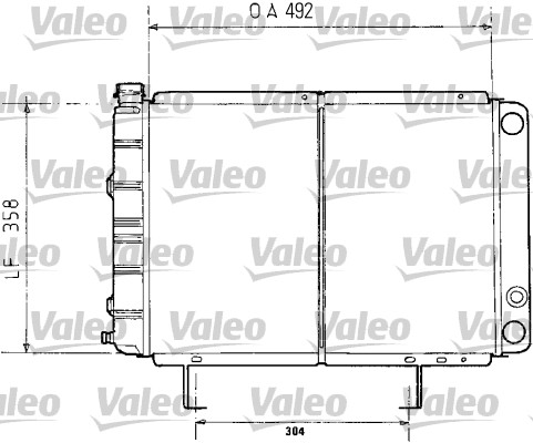 Radiateur Valeo 730071