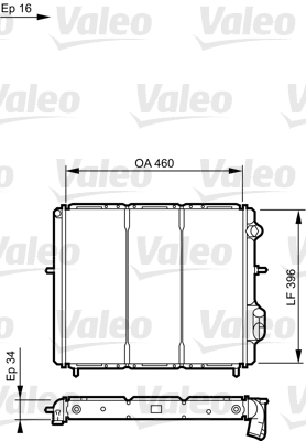 Radiateur Valeo 730183