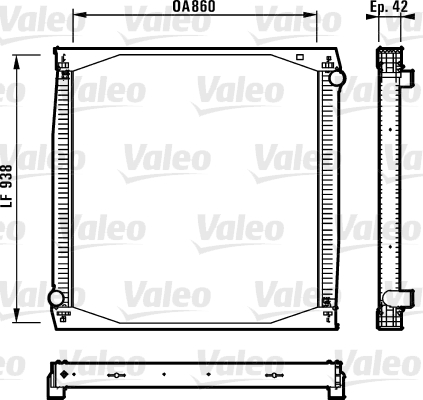 Radiateur Valeo 730260