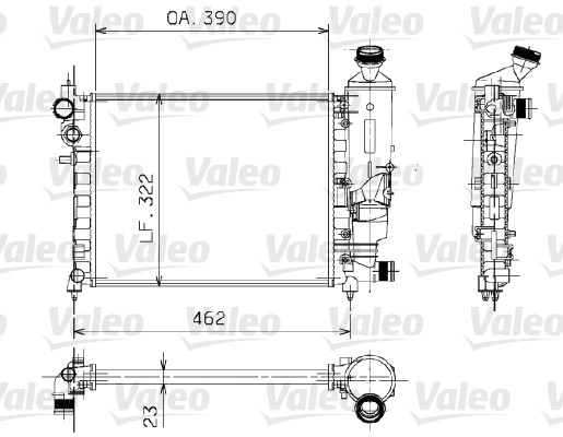 Radiateur Valeo 730372