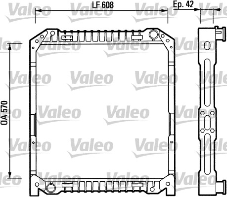 Radiateur Valeo 730380