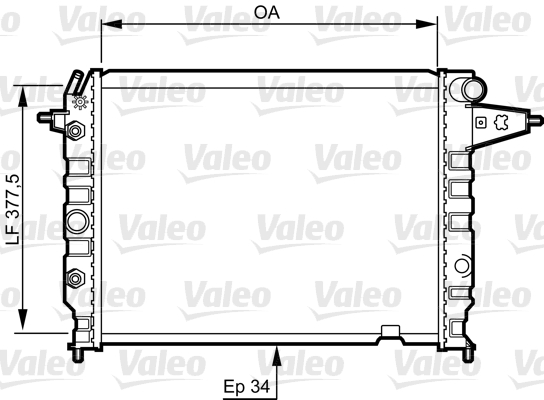 Radiateur Valeo 730395