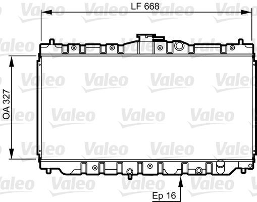 Radiateur Valeo 730423