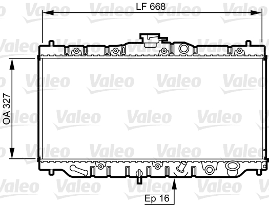 Radiateur Valeo 730424