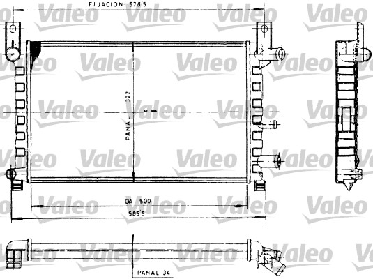 Radiateur Valeo 730483