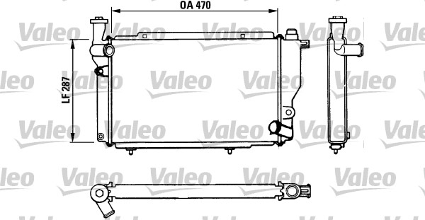 Radiateur Valeo 730534