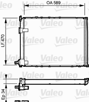 Radiateur Valeo 730548