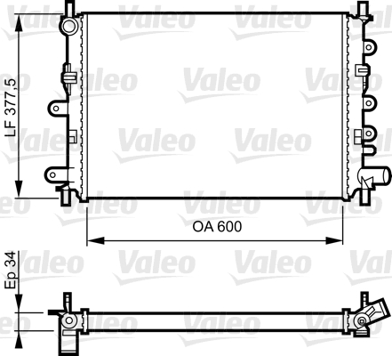 Radiateur Valeo 730856