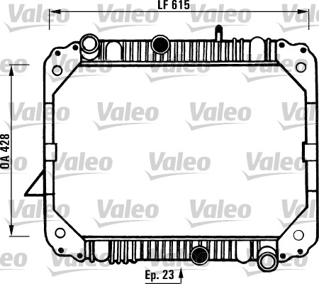 Radiateur Valeo 730892