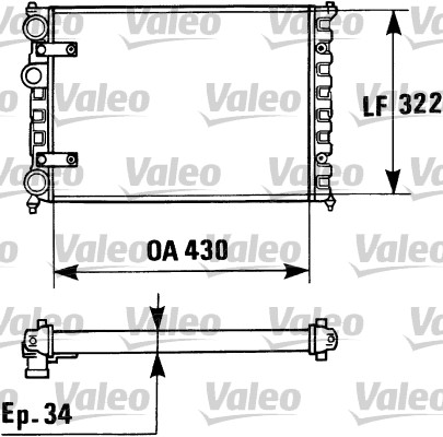 Radiateur Valeo 730946