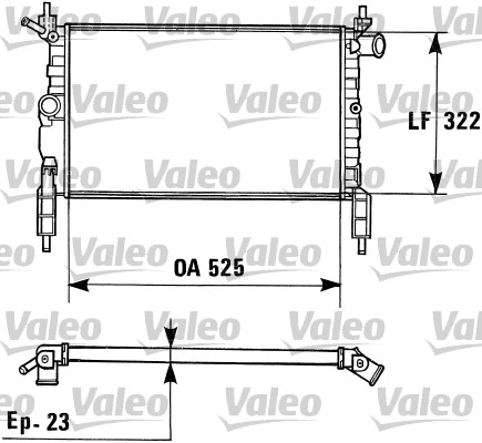 Radiateur Valeo 730975