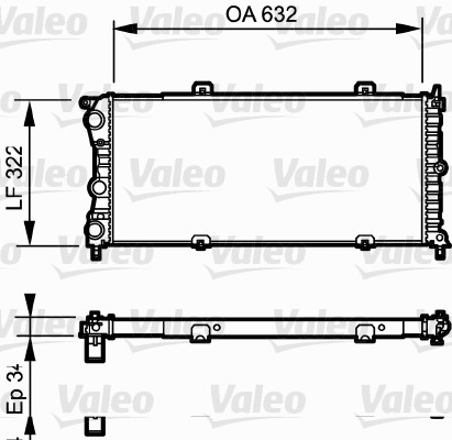 Radiateur Valeo 730981