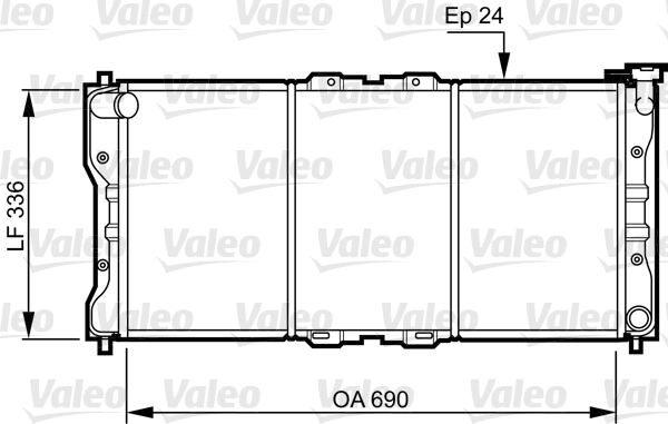 Radiateur Valeo 731073