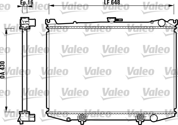 Radiateur Valeo 731085