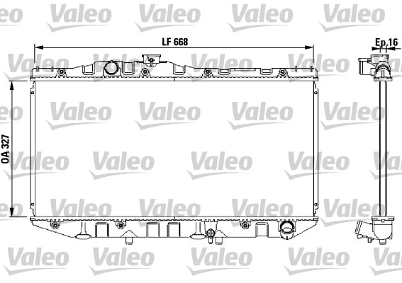 Radiateur Valeo 731098