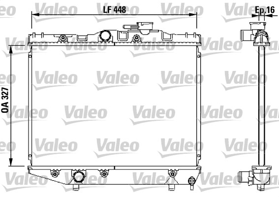 Radiateur Valeo 731124