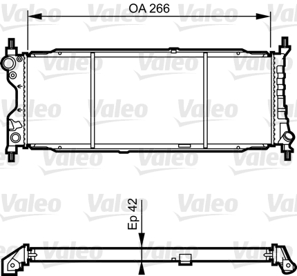 Radiateur Valeo 731179