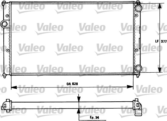 Radiateur Valeo 731265