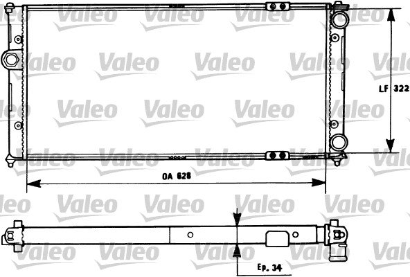 Radiateur Valeo 731266