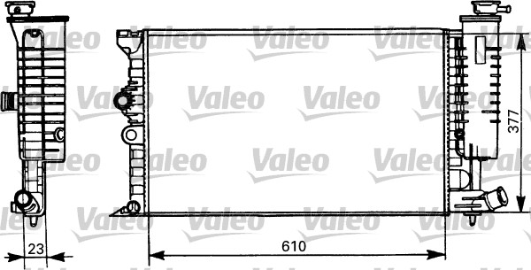 Radiateur Valeo 731298