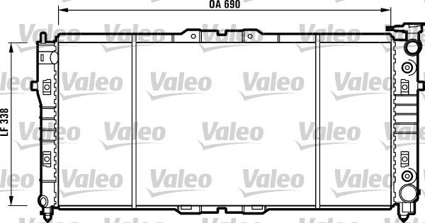 Radiateur Valeo 731372