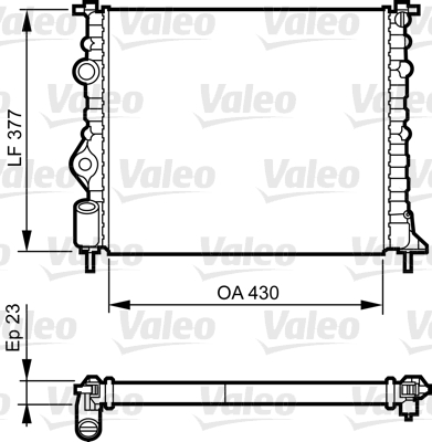 Radiateur Valeo 731378