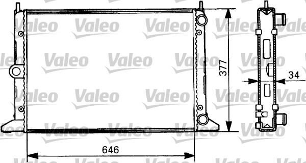 Radiateur Valeo 731386