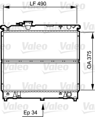 Radiateur Valeo 731463