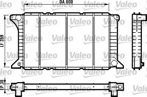 Radiateur Valeo 731492