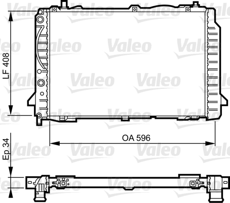 Radiateur Valeo 731503